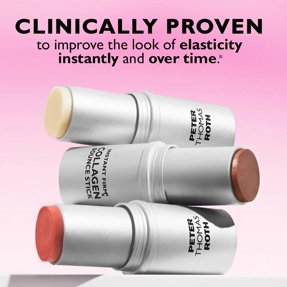 New in Box Peter Thomas Roth Instant FirmX Collagen Bounce Stick Bronze Glow